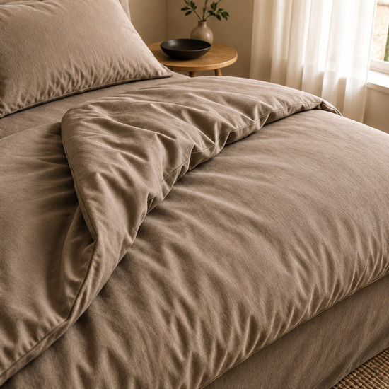 Housse de couette percale 80 fils coton peigné | Faitonlit