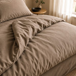 Housse de couette percale 80 fils coton peigné | Faitonlit