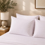 Taies d'oreiller percale 80 fils coton peigné x2 | Faitonlit